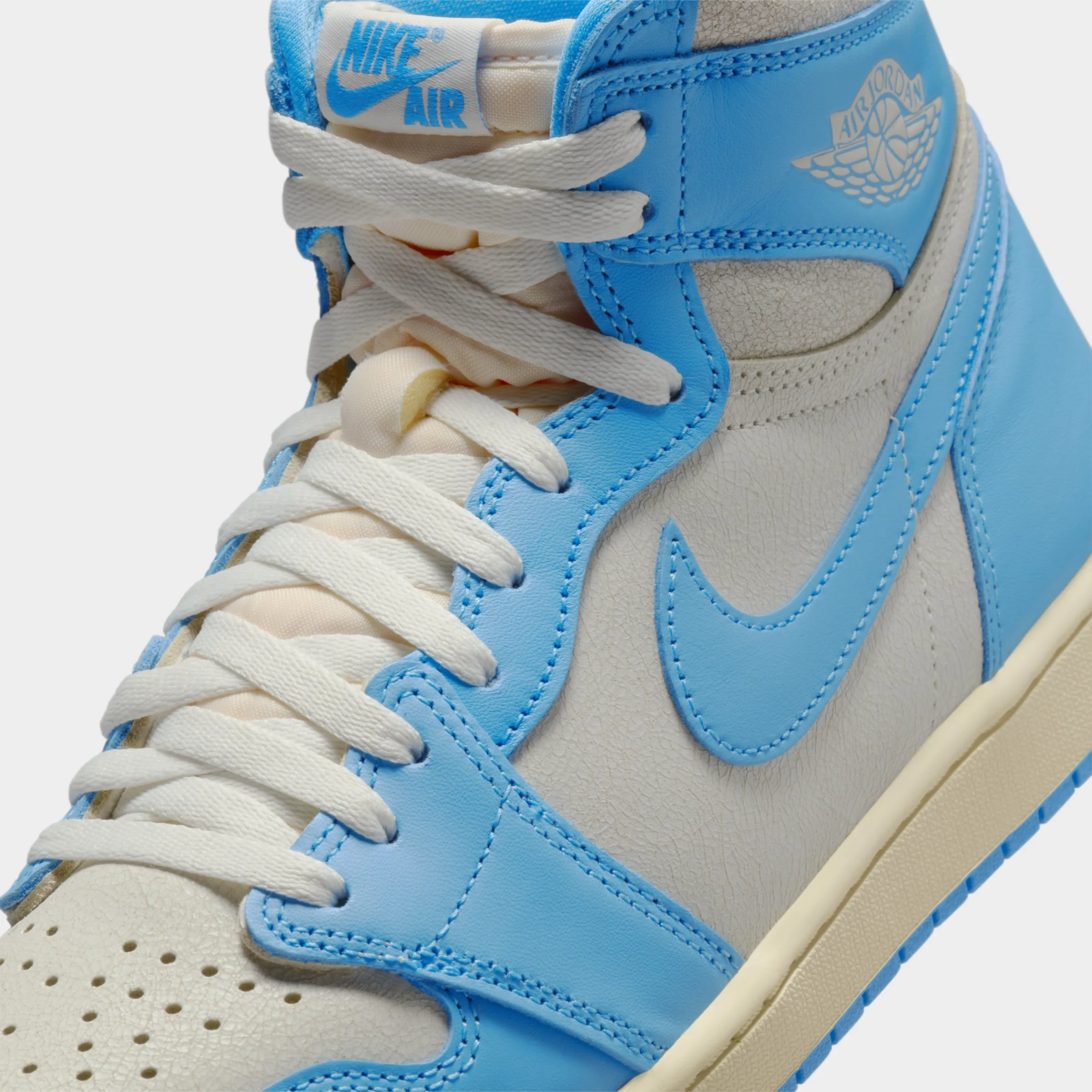 Lace Lock Technology Jordan 1 Retro High OG Dark Powder Blue / Sail